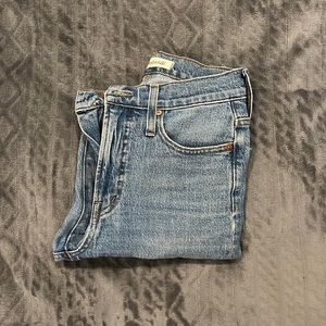 Medium light wash Perfect Vintage Madewell jeans